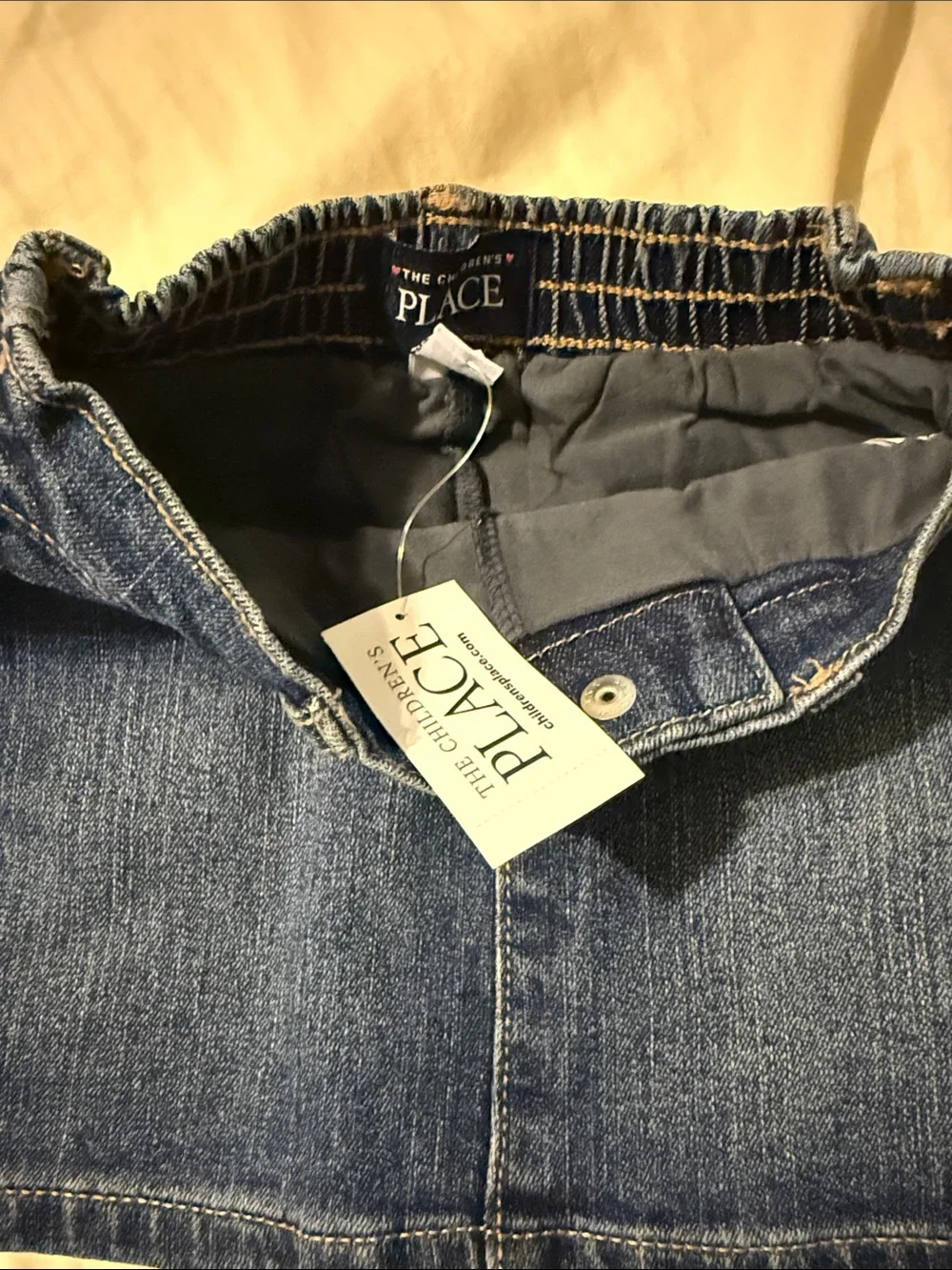 The Children's Place Dark Blue Denim Mini Skirt